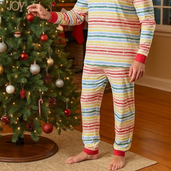 Crayola Pajama Set Men's  Size XL  Striped 2-Piece - Picture 15 of 16